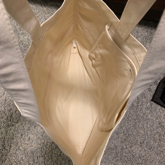 SOLD Madewell Wave Canvas Tote Bag NWOT - Picture 5 of 7